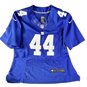 Nike On Field New York Giants Andre Williams #44 Blue & White  Jersey Men's XL